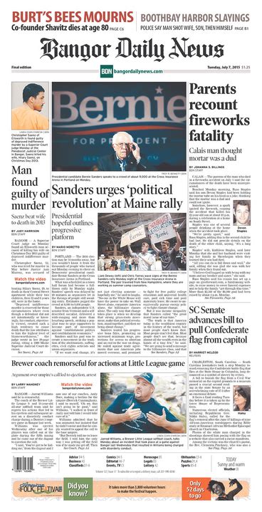 bangor daily news|Bangor Daily News .